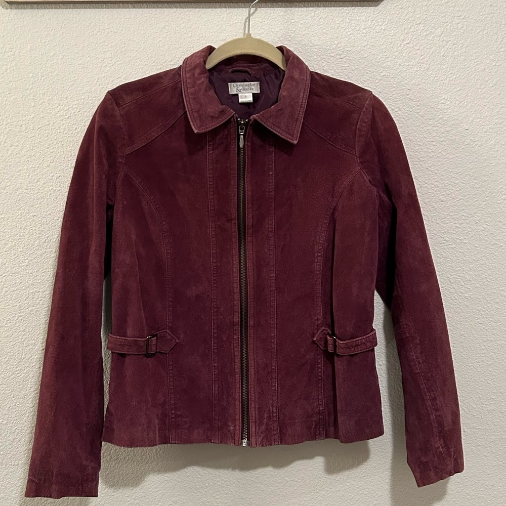 Women’s Christopher & Banks suede jacket
